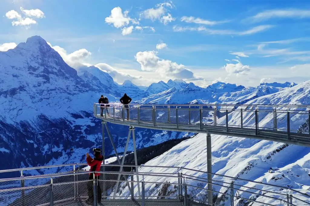 Grindelwald First - the famous Cliff Walk