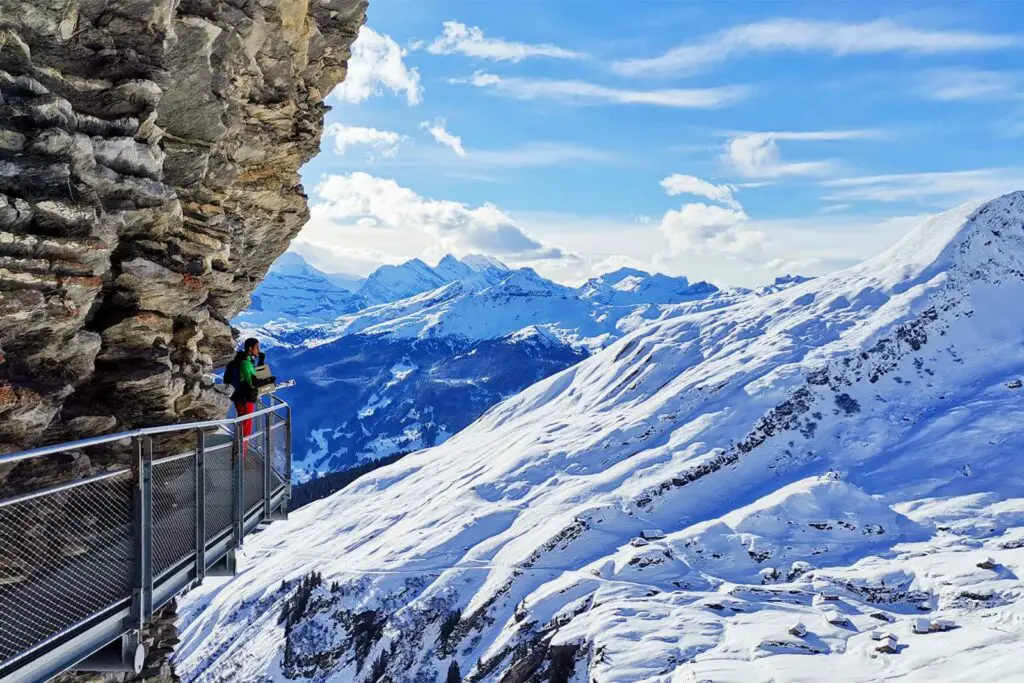 Frist Cliff Walk above Grindelwald offers stunning views.