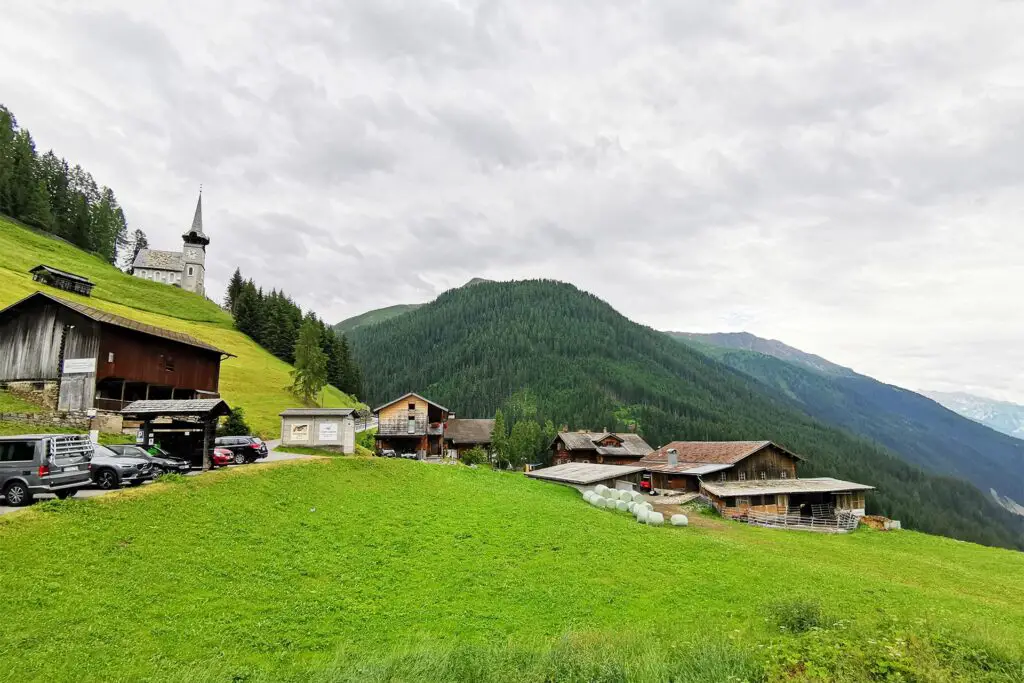 Davos Monstein - a charming mountain village above Davos Switzerland.