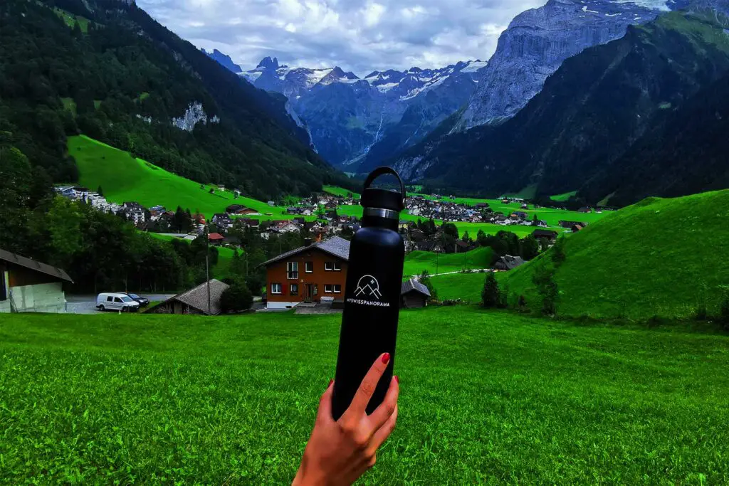 Engelberg avec un glacier magnifique.