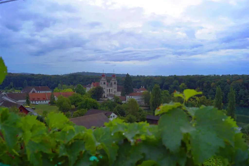 Das Kloster von Rheinau.