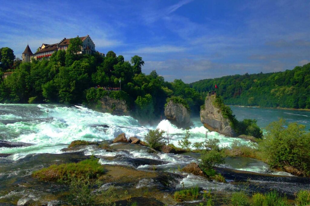 The Rhine Falls Schaffhausen - Europe's largest waterfall