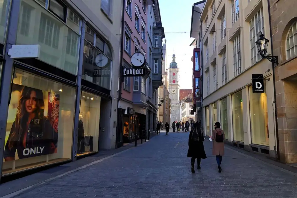 Die Altstadt von St.Gallen.