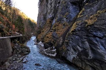 Tamina Gorge, Altes Bad Pfafers, Bad Ragaz, Sarganserland, St