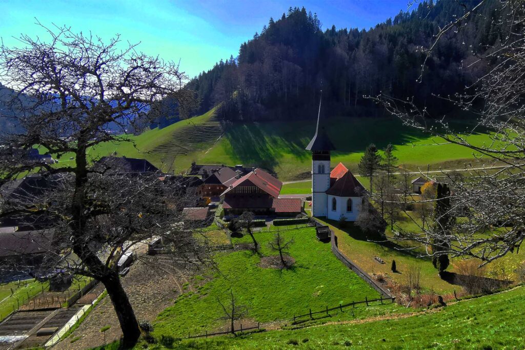 Trub was mentioned as the most beautiful village in the Emmental.
