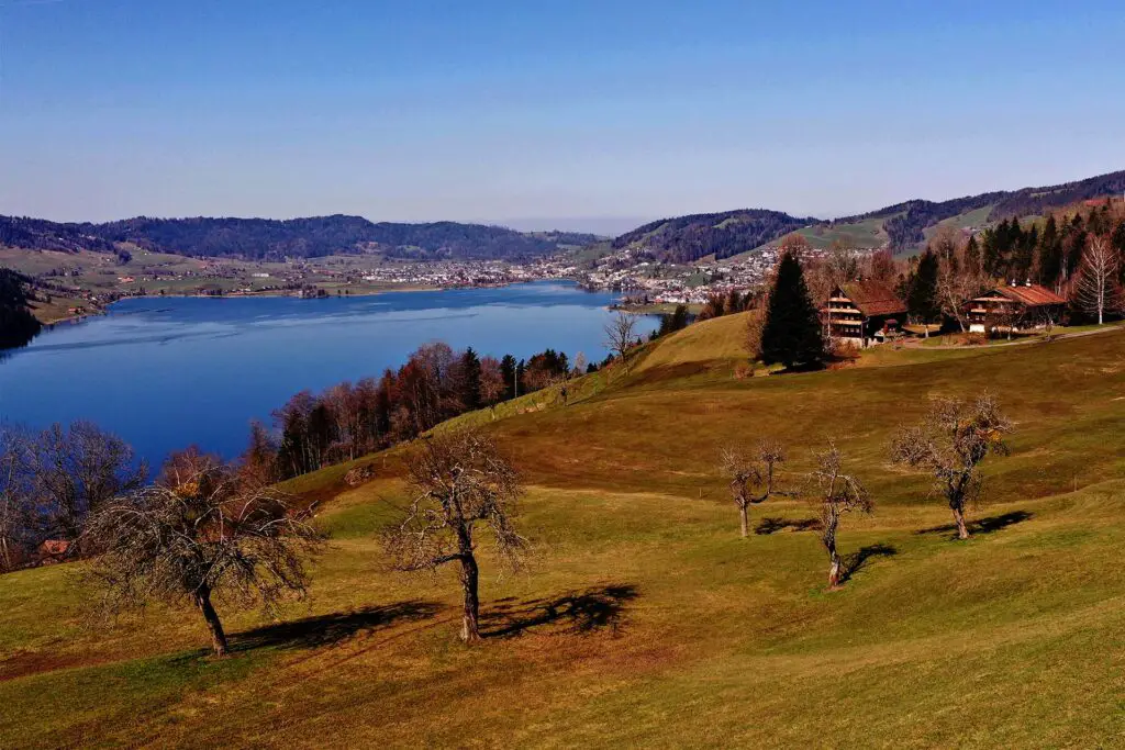 Höhenwanderung am Ägerisee.