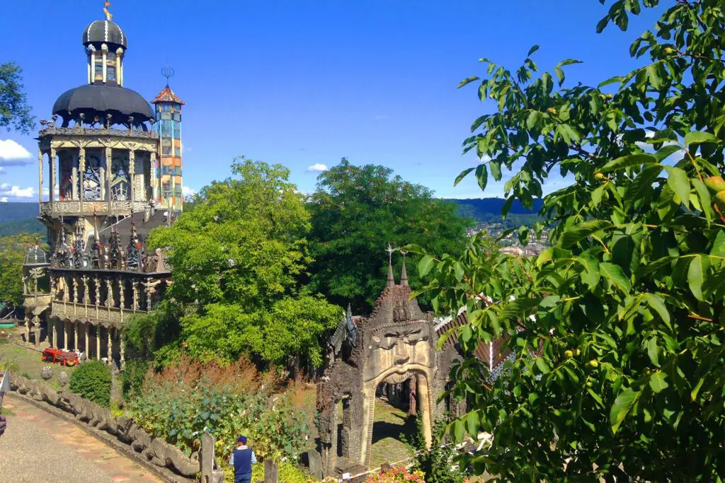 The castle in the Bruno Weber Park.