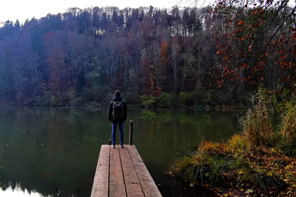 Der Egelsee bei Bergdietikon.