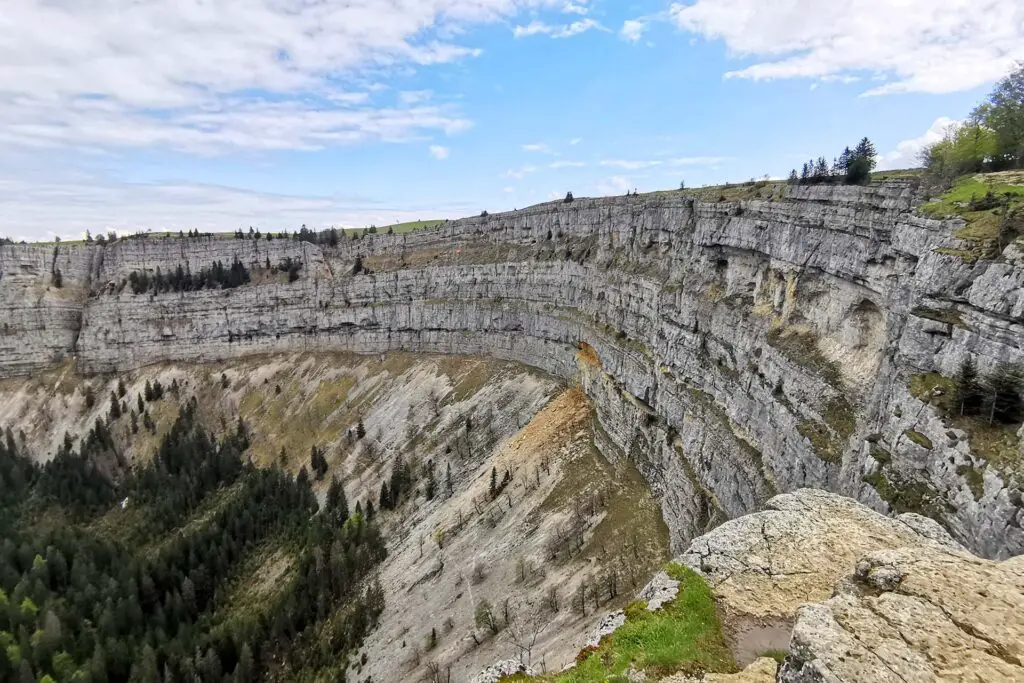 Die Felsarena Creux du Van im Neuenburger Jura.