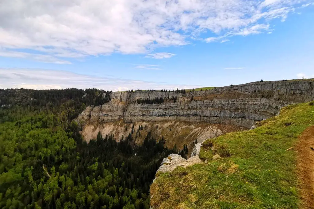 The Creux du Van Rock Arena.