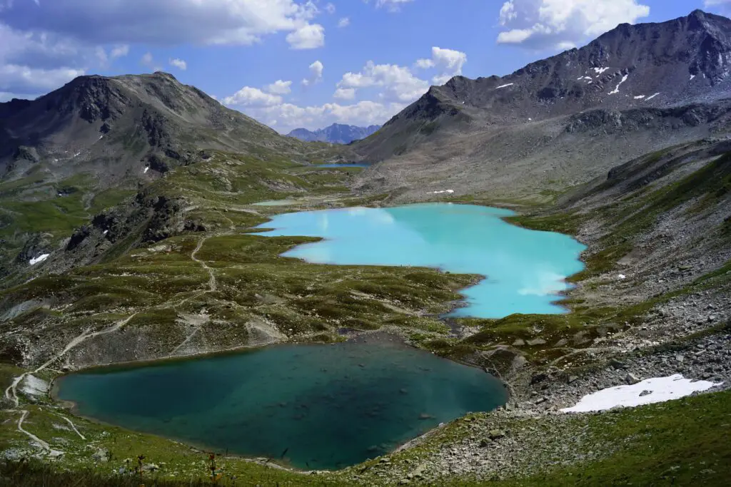 The Jöriseen hike near the Flüelapass in Davos is one of the most beautiful hikes in Switzerland