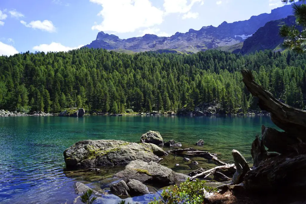 One of the most beautiful hiking trails in the Alps is the one to Lagh da Saoseo.