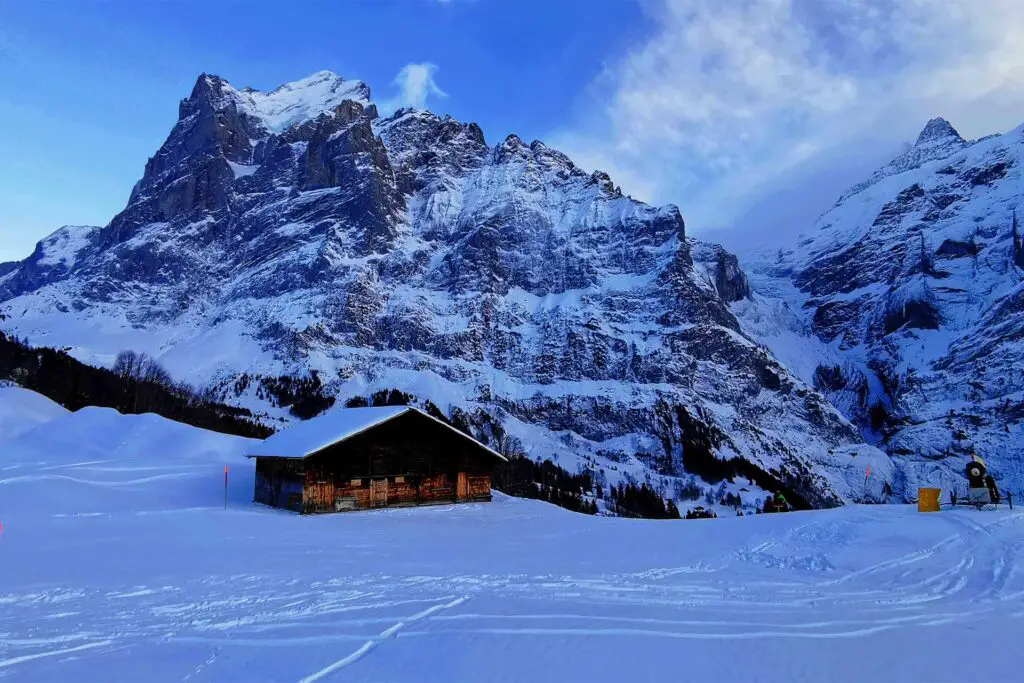 Views from Grindelwald First in the evening.