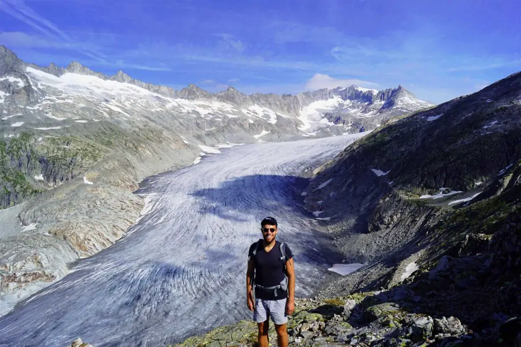 Rhone Glacier - must place for stunning vacations in Switzerland.