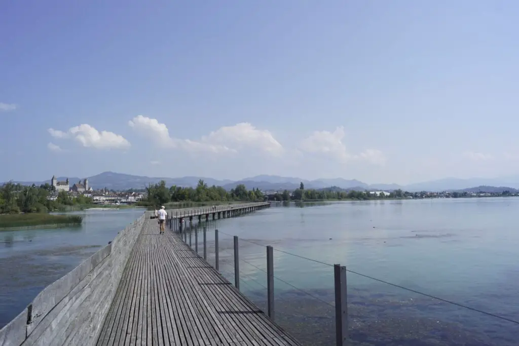 Balade au lac de Zurich à Rapperswil.