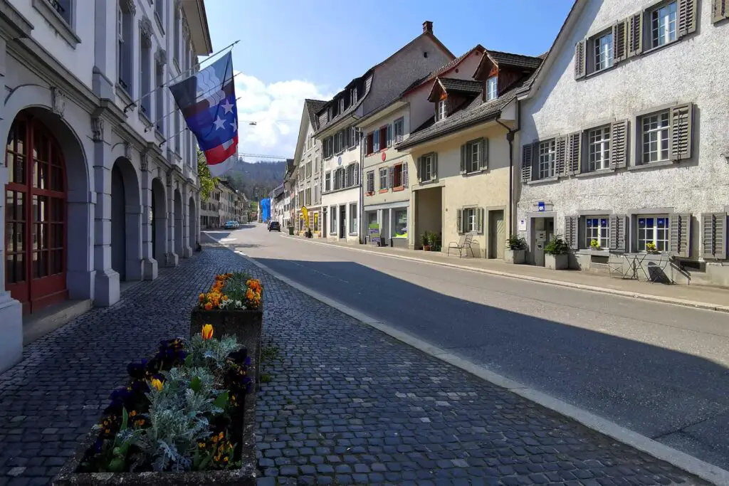 Die Altstadt von Bad Zurzach im Kanton Aargau.