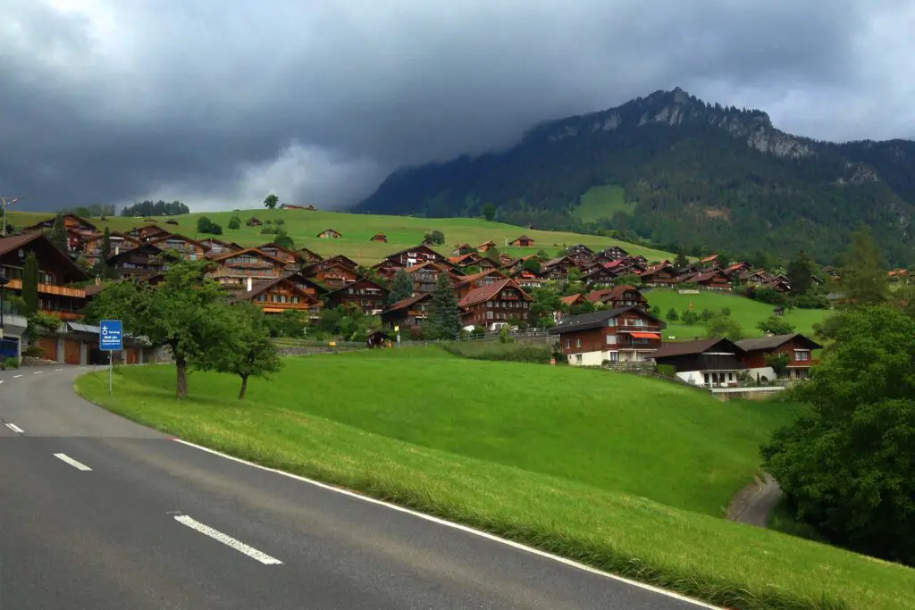 Sigriswil ist ein typisches Chaletdorf im Berner Oberland