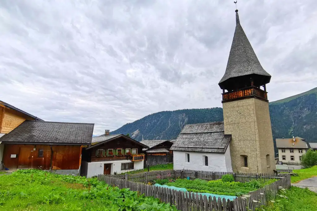 Walser village Davos Monstein is a lovely village in Switzerland.