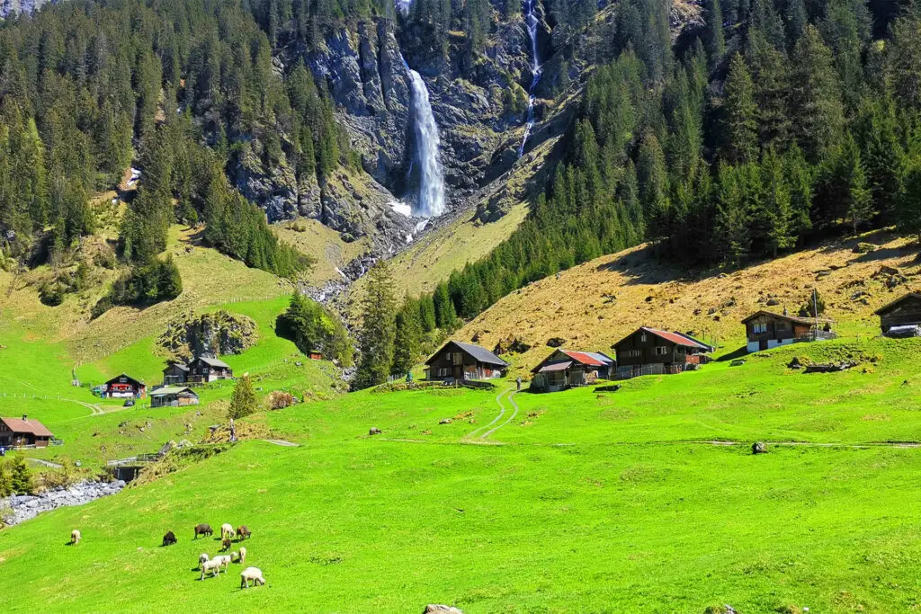 Stäuber Falls in Unterschächen.