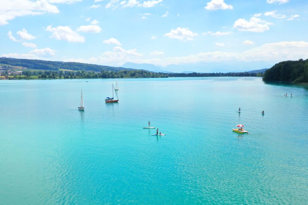 Der Hallwilersee gilt als einer der schönsten SUP-Seen der Schweiz.
