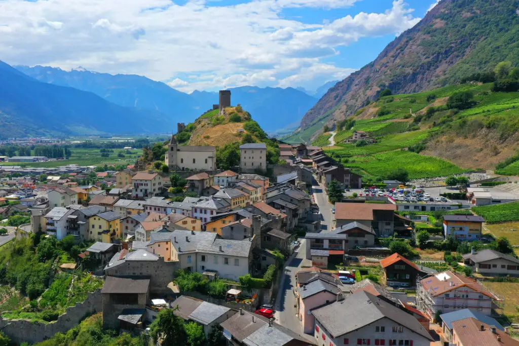 Saillon, eine Destination der Grand Tour of Switzerland