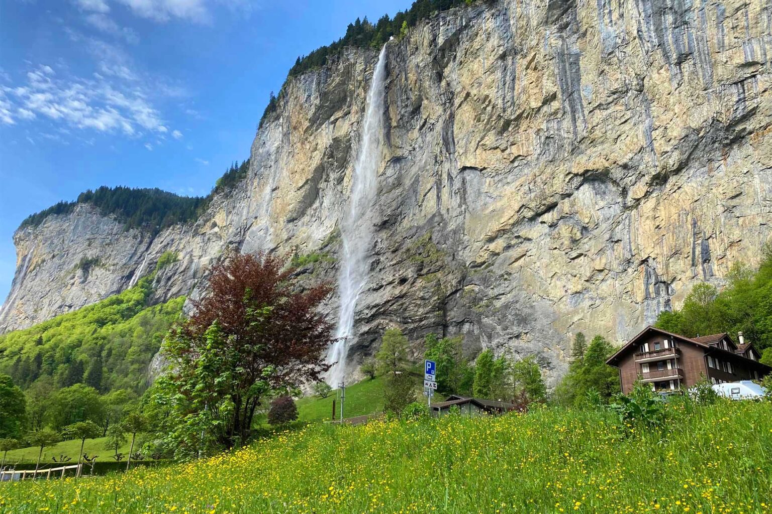 Staubbach Falls One Of The Tallest Waterfalls In EUROPE Staubbach Falls One Of The Tallest Waterfalls In EUROPE