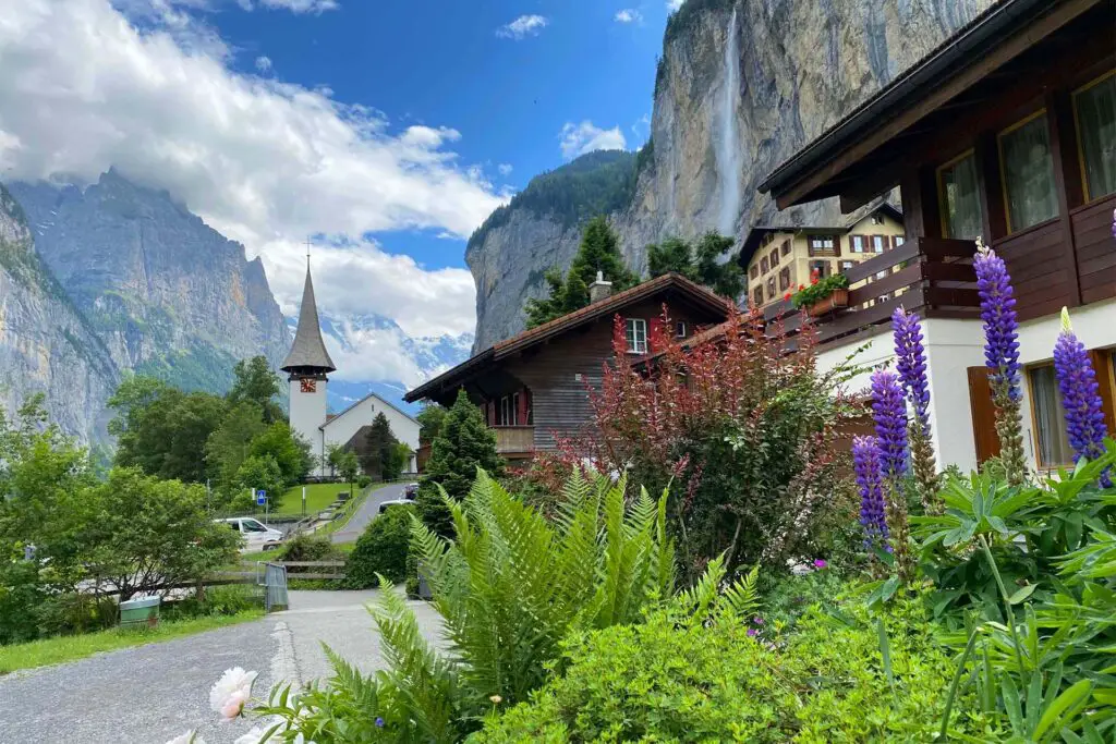 Lauterbrunnen, the stunning mountain village in the Bernese Highlands.