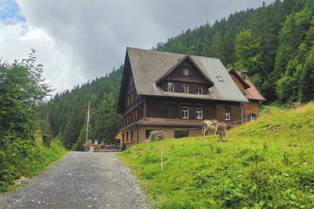 Berggasthaus Plattenbödeli im Alpstein.