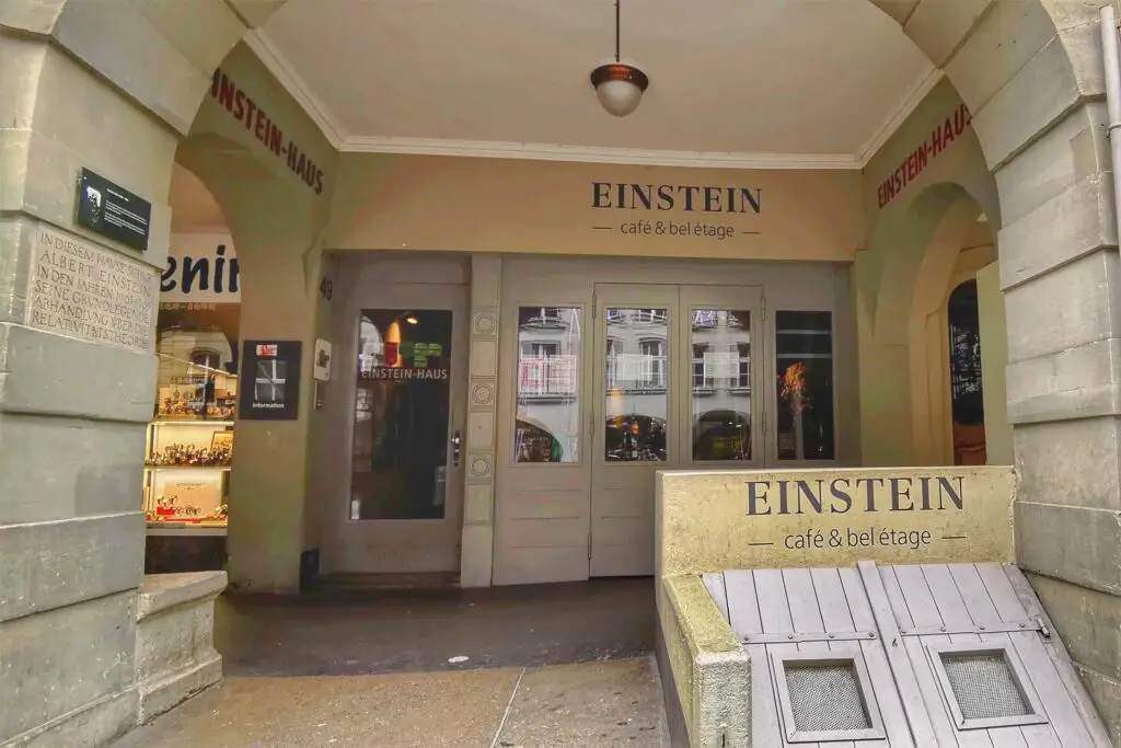 Cafe Einstein in Bern Switzerland