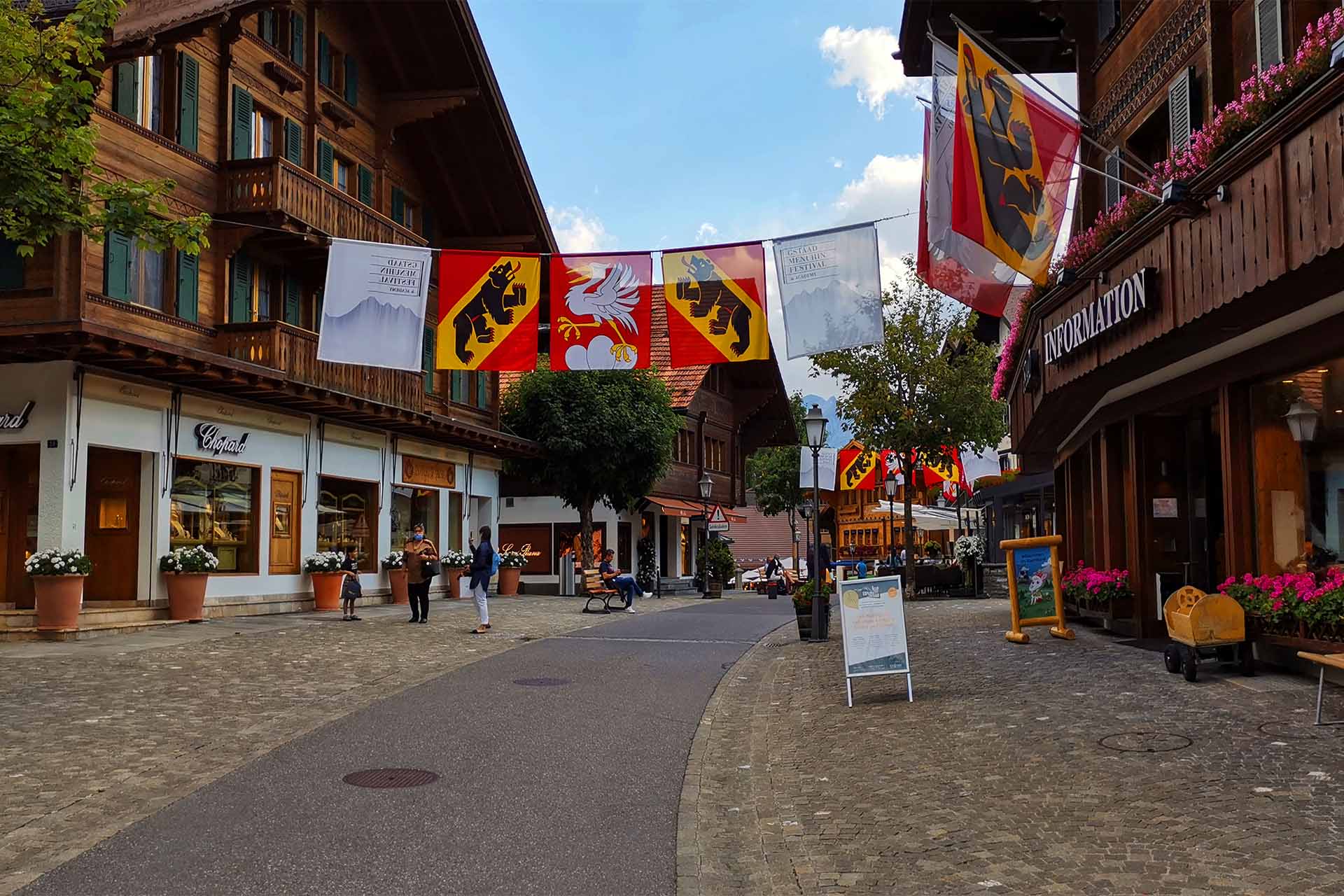 The village of Gstaad.