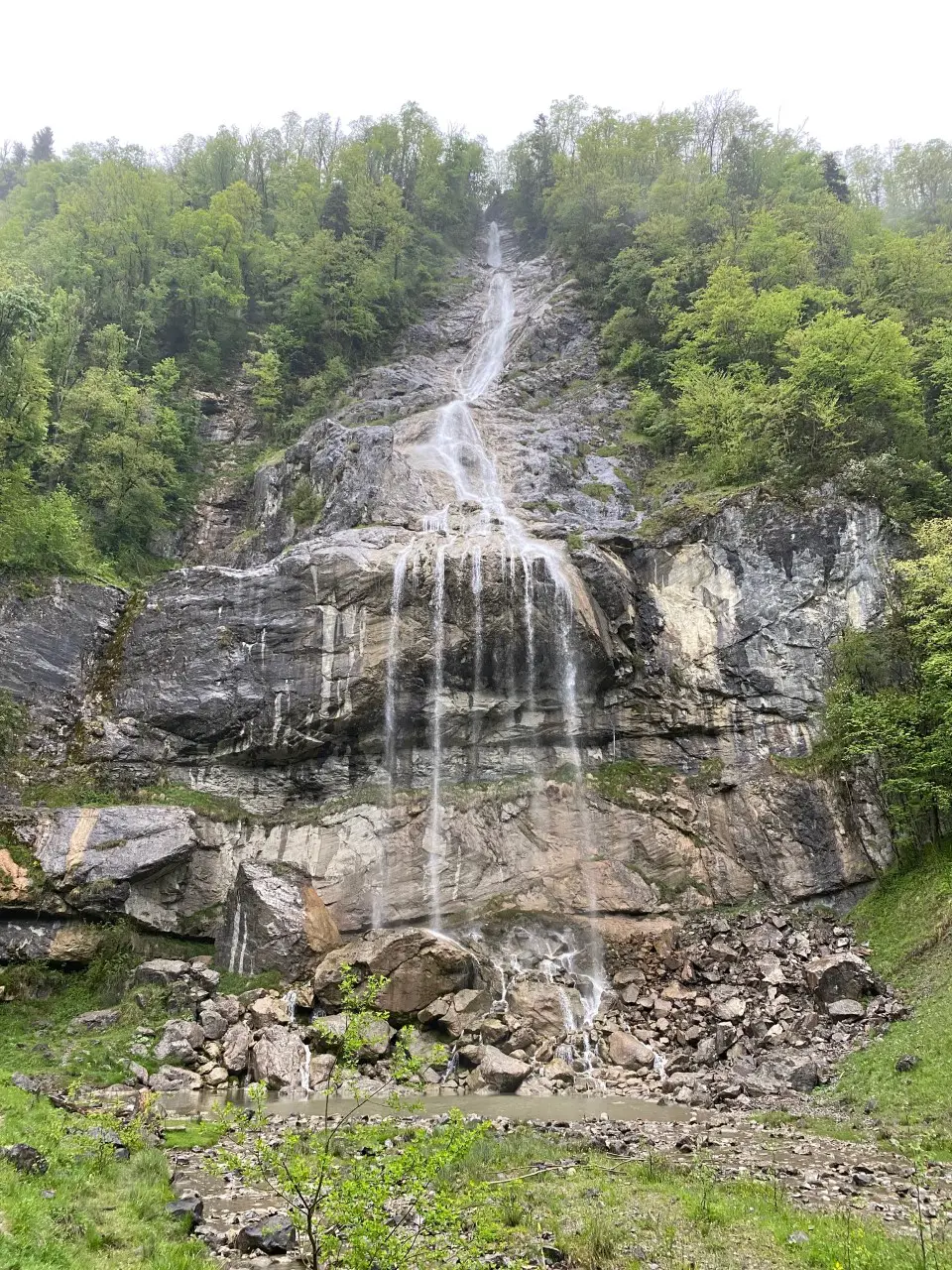 Mettelbach Falls in the Muotha Valley
