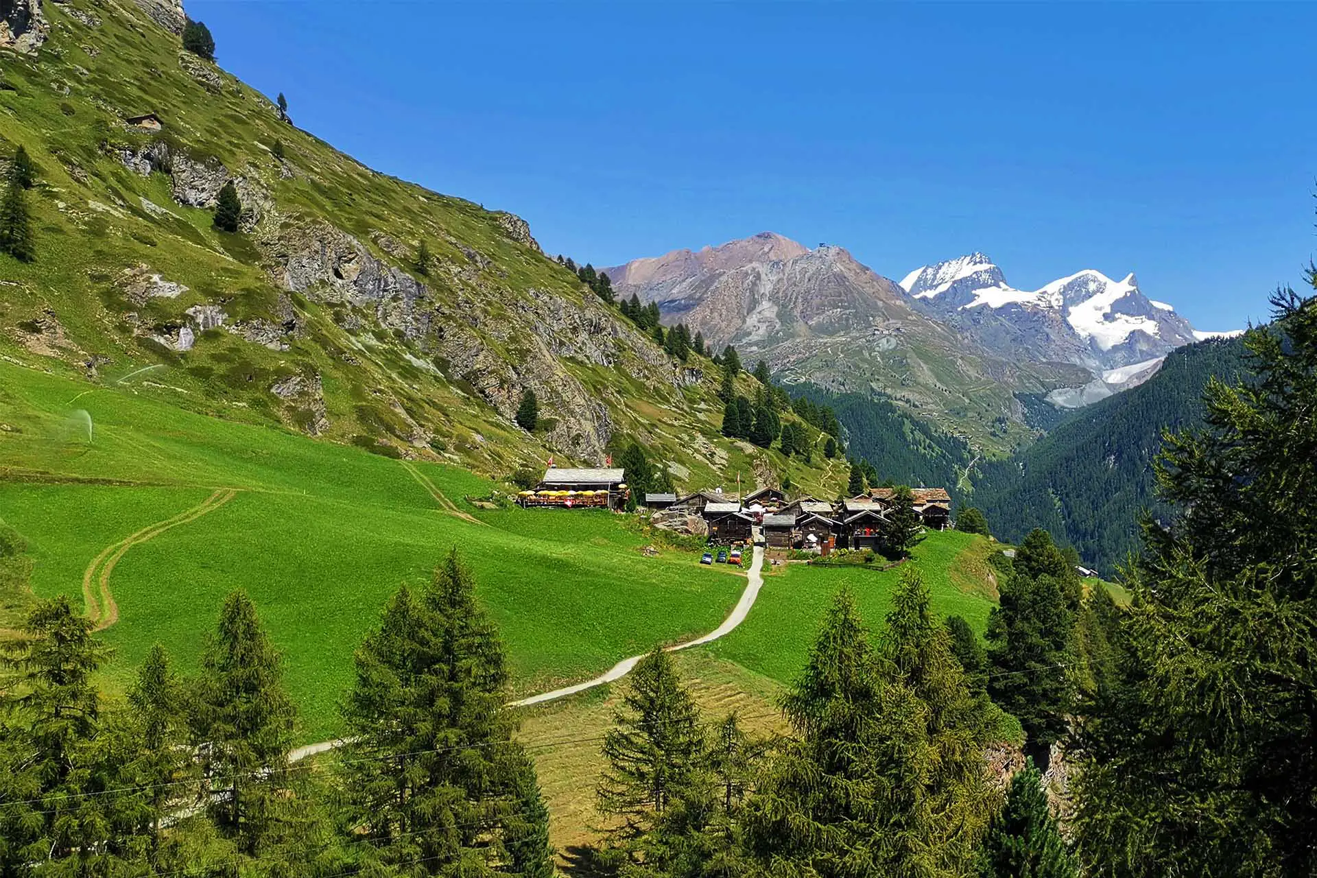 Zmutt – one of the oldest and most beautiful hamlets in Switzerland.