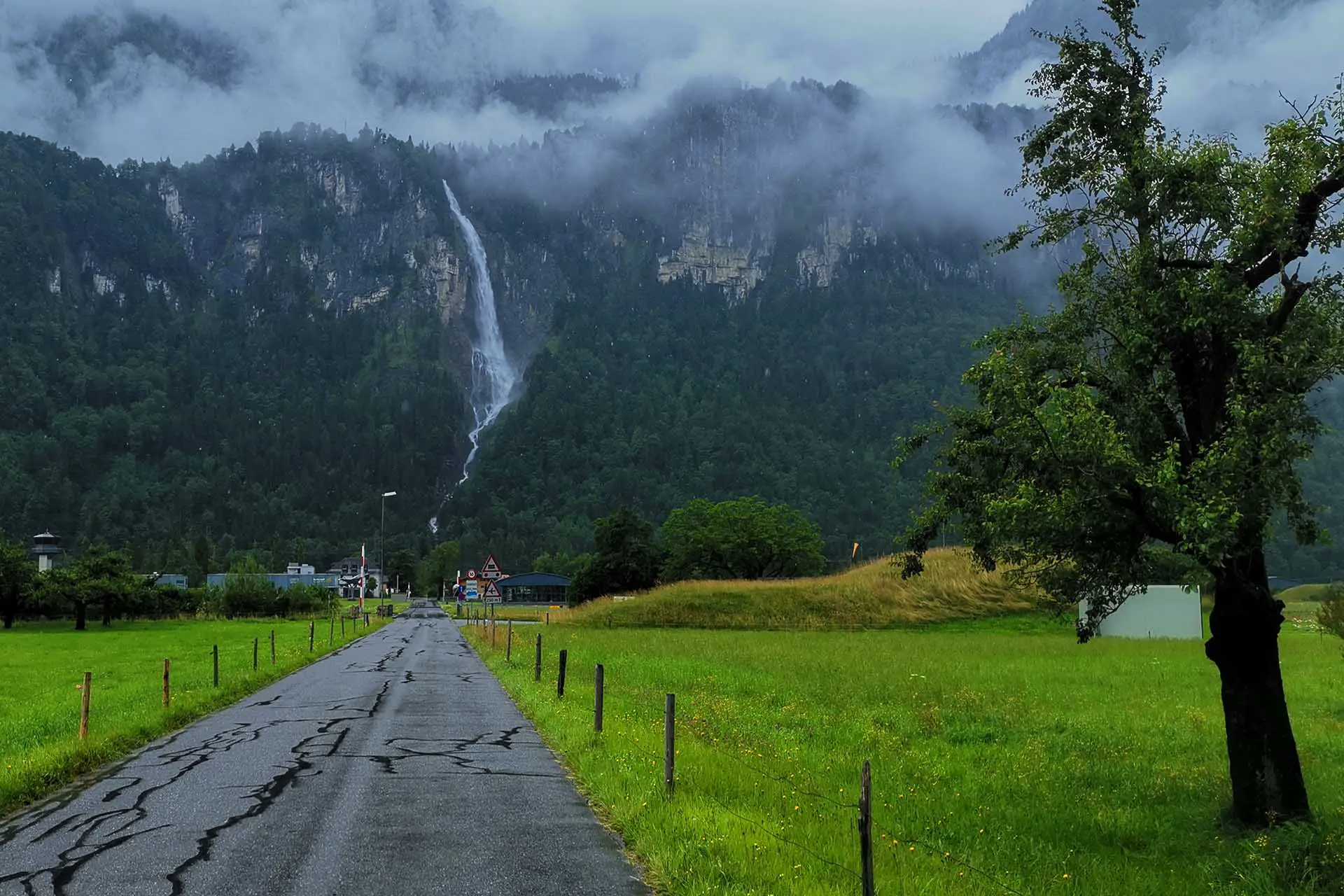 Öltschibach Falls in Meiringen is one of the most viral waterfalls in Switzerland thanks to Instagram.