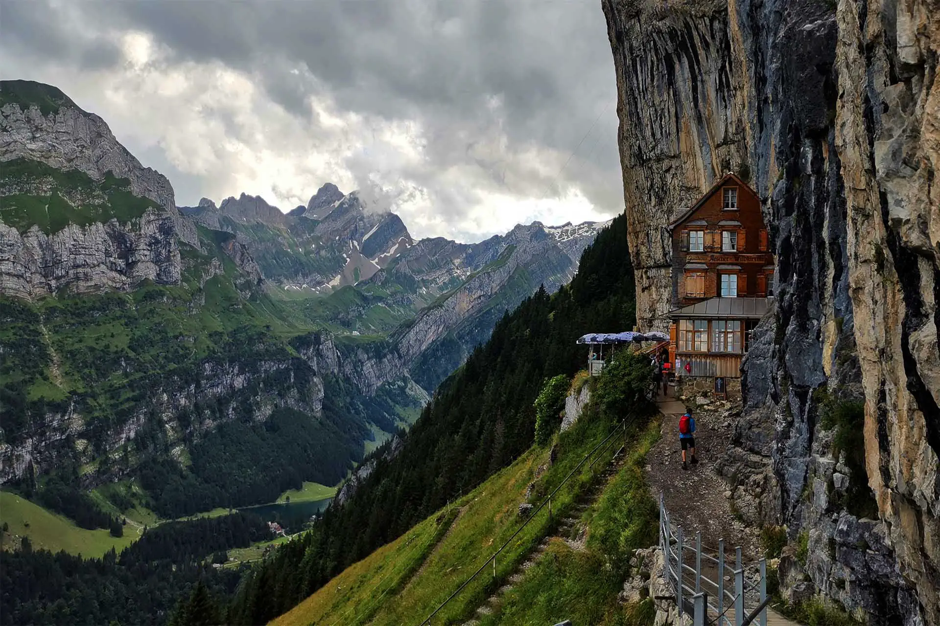 Äscher - ein beliebtes Ausflugsziel in den Schweizer Alpen.