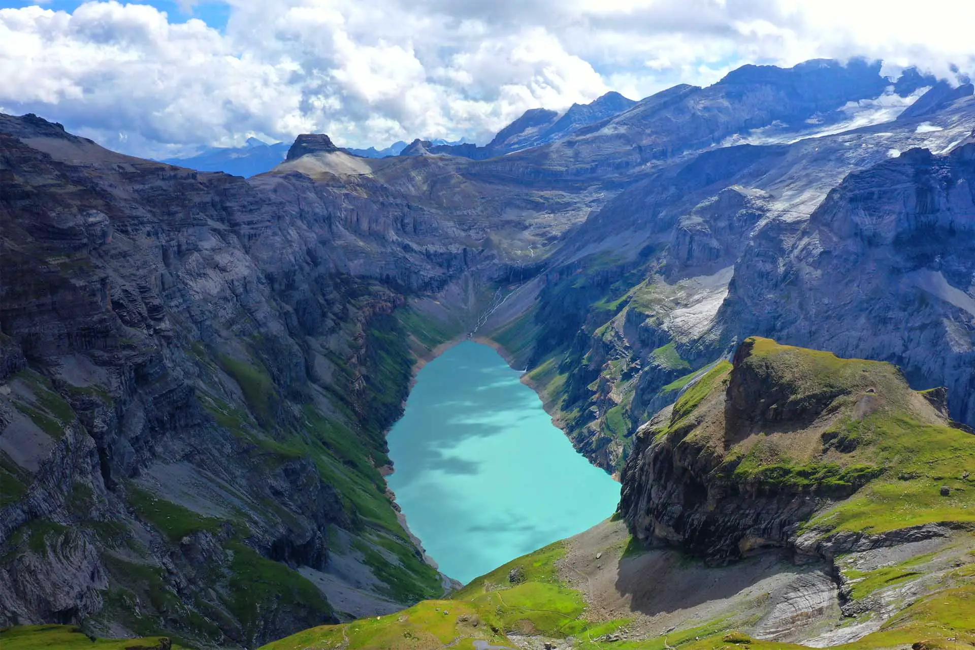 Limmernsee - einer der schönsten Bergseen der Schweiz.