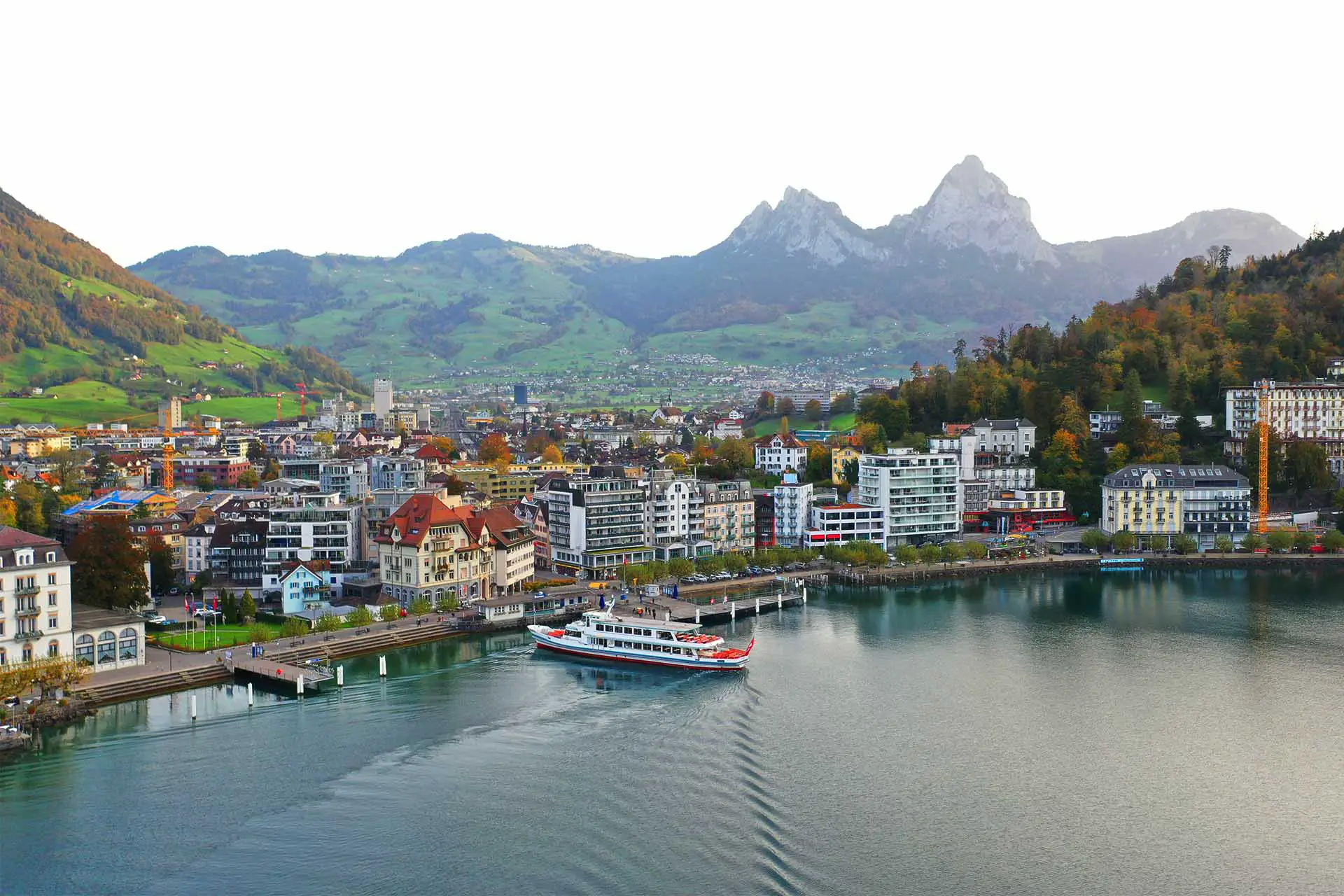 Brunnen - a peaceful village at Lake Lucerne